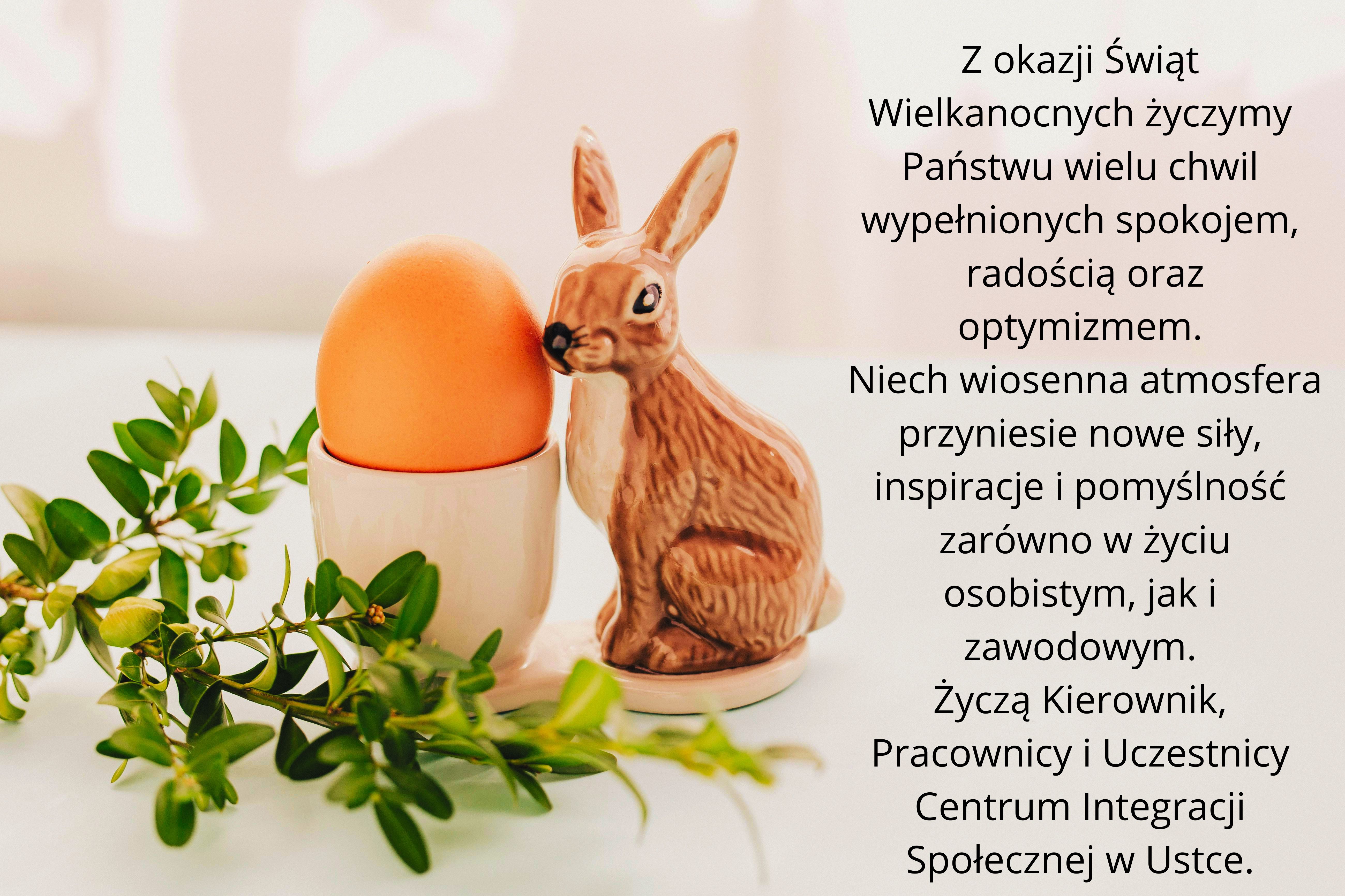 Z okazji Świąt Wielkanocnych życzymy Państwu wielu chwil wypełnionych spokojem radością oraz optymizmem. Niech wiosenna atmosfera przyniesie nowe siły inspiracje i&nbsp;pomyślność zarówno w&nbsp;życiu oso